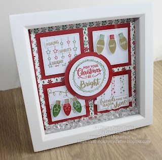 Christmas Box Frames, Su Samplers, Diy Christmas Shadow Box, Christmas Samplers, Christmas Sampler, Layered Paper Art, Box Frame Art, I Will Be Back, Christmas Shadow Boxes