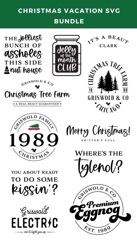 Griswold Svg, Christmas Movie Svg, Christmas Vacation Svg, Griswold Christmas Vacation, National Lampoon's Christmas Vacation, Griswold Family Christmas, Griswold Family, Griswold Christmas, Vacation Svg