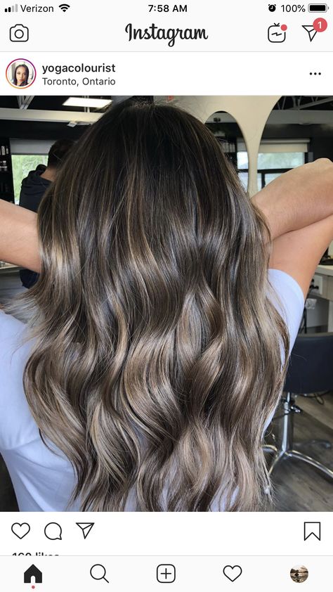 Color Melting Hair, Ashy Hair, Baby Lights, Dark Hair With Highlights, Hair Due, Long Hair Color, Hair Tips Video, Brown Hair Balayage, Mom Hairstyles