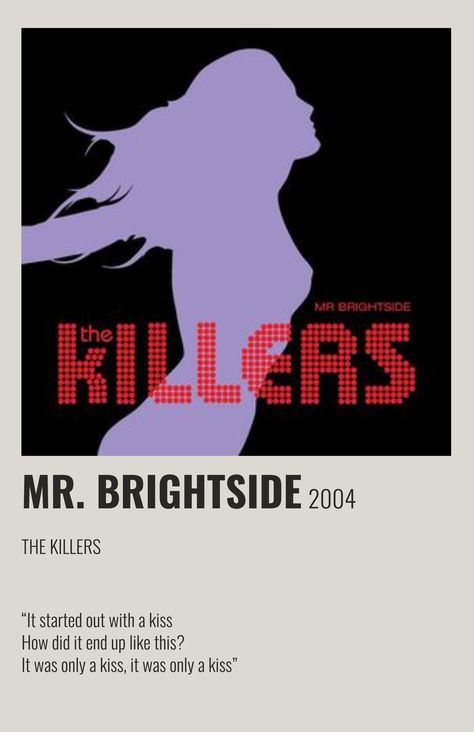 Mr Brightside, Surf Room, Chill Room, The Killers, The Mister, Room Posters, Music Quotes, Bedroom Wall Art, My Vibe