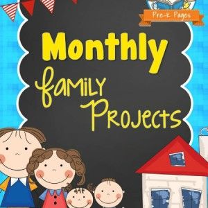 Family Projects For Preschool, Projects For Preschool, Preschool Family Theme, Preschool Homework, Head Start Classroom, Project For School, Preschool Family, Family Involvement, Pre K Pages