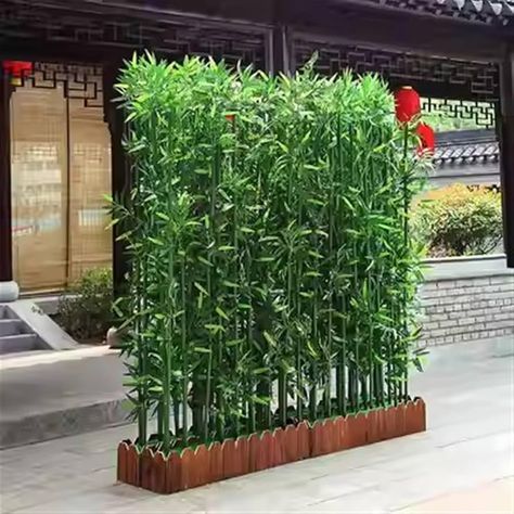 Amazon.com : Outdoor Artificial Bamboo Tree, Floor Partition Screen for Parlor Reception Room, Balcony Deck Porch Landscaping, Freestanding Privacy Fence (Size : 100cm/39.4in-16X1.8m Pole) : Patio, Lawn & Garden Bamboo Privacy Fence, Artificial Flowers Outdoors, Balcony Dining, Reading Rooms, Deck Outdoor, Porch Landscaping, Bamboo Privacy, Patio Privacy Screen, Balcony Privacy