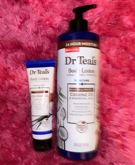 Dr. Teals Coconut Oil Body Lotion Coconut Oil Body Lotion, Dr Teals, Coconut Oil Body, Feminine Hygiene, Soften Skin, Cocoa Butter, Care Routine, Vitamin E, Body Lotion