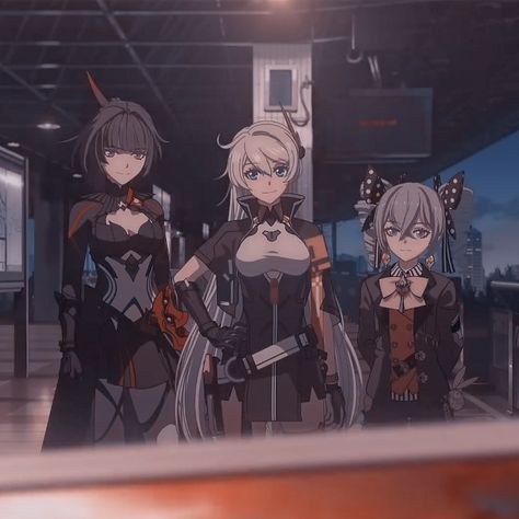 Kiana Kaslana Void Drifter, Kiana Kaslana X Raiden Mei, Raiden Mei X Kiana, Kiana Mei Bronya, Raiden Mei Icon, Mei Icon, Raiden Mei, Kiana Kaslana, Honkai Impact