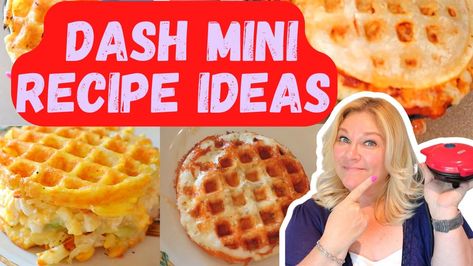 Mini Waffle Maker Biscuit, Recipes For Dash Mini Griddle, Dash Waffle Recipes, Dash Cooker Recipes, Recipes For Mini Waffle Maker, Dash Mini Griddle Cookie Recipe, Mini Dash Recipes, Dash Mini Griddle Recipes, Dash Mini Waffle Maker Recipes