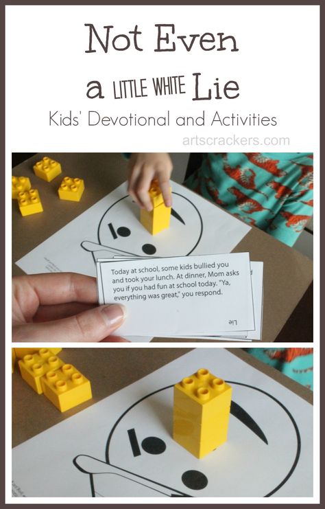 Not Even a Little White Lie Kids Devotional and Activities White Lie Ideas, Devotional Ideas, Lying Game, Acts 5, Bible Object Lessons, Childrens Sermons, Fhe Lessons, Bible Study For Kids, Family Home Evening