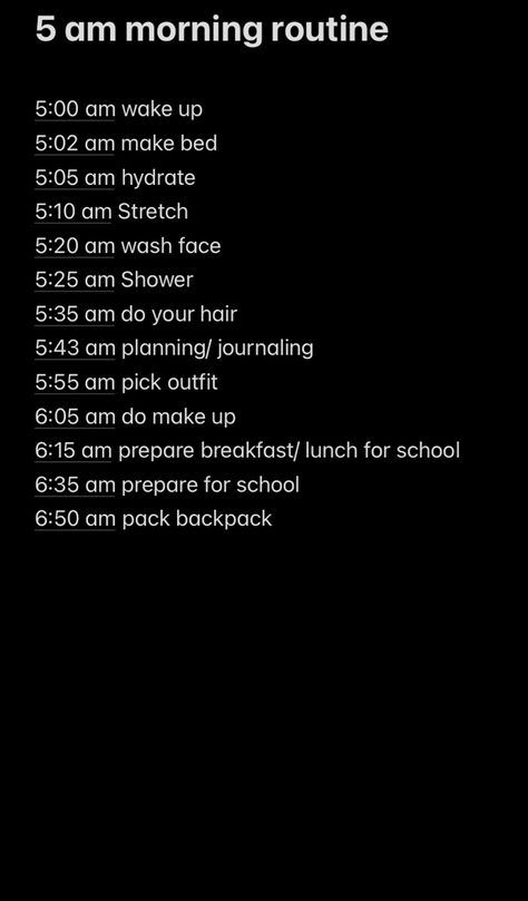 Daily Routine Schedule 4am, 5am Club Morning Routine, 4 Am Morning Routine Schedule, 5:00 Am Morning Routine Aesthetic, School Routine 5 Am, 5am Productive Morning Routine, 5 Am Routine List, 530 Am Morning Routine, 4am Morning Routine Schedule