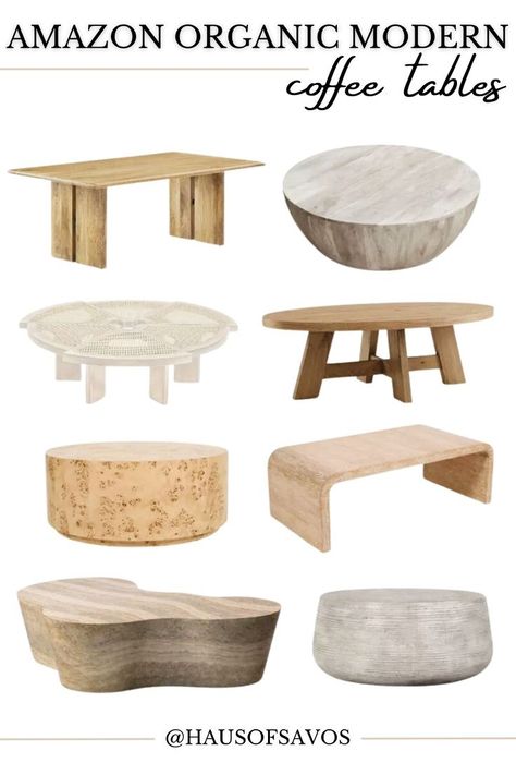 Embrace the beauty of Organic Modern Living with The Best Coffee Tables on Amazon! Elevate your transitional home decor with these exquisite stone coffee tables, designed to enhance your living room furniture. Discover the perfect blend of style and functionality, curated to complement various living room styles and create a luxurious atmosphere. Earth Tone Living Room, Organic Coffee Table, Oversized Coffee Table, Organic Modern Living Room, Organic Living Room, Modern Wood Coffee Table, Concrete Coffee Table, Transitional Home, Transitional Home Decor