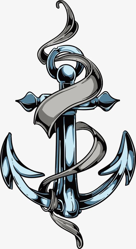 Anchor Drawings, Catrina Tattoo, Anchor Tattoo Design, Anchor Logo, Anchor Tattoos, Nautical Tattoo, Pirate Art, Anchor Tattoo, Fancy Art