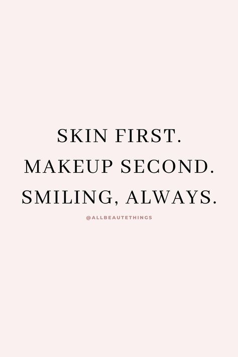 Cosmetic Quotes Inspiration, Make-up Quotes, Quotes On Skincare, Beauty School Quotes, Funny Facial Quotes, Makeup Posts Ideas, Makeup Quotes Inspirational, Quote Beauty, Makeup Quote