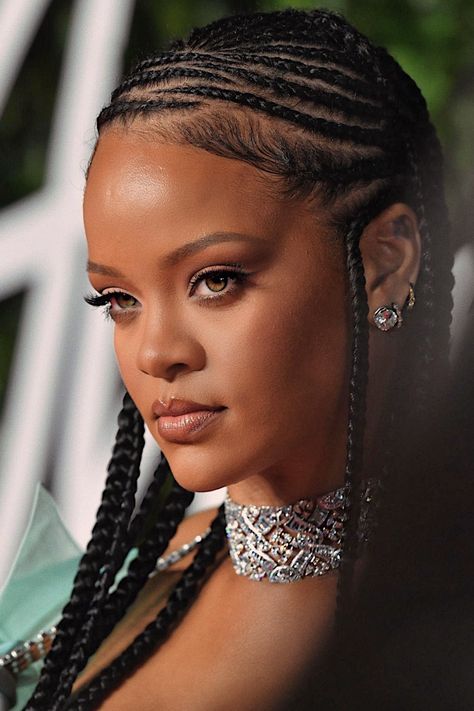 Mascara Hacks, Rihanna Style, Protective Hairstyles Braids, British Fashion Awards, Girls Hairstyles Braids, Big Sean, Cornrow Hairstyles, African Braids, British Fashion