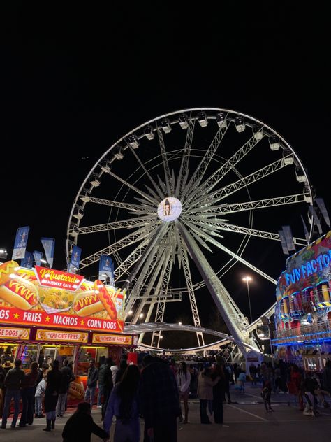 Houston ferris wheel Houston Rodeo Carnival, Ferris Wheel Coachella, The Bell Tower On 34th Houston, Beautiful Ferris Wheel, Houston Rodeo, Showing Livestock, Rodeo, Ferris Wheel, Houston