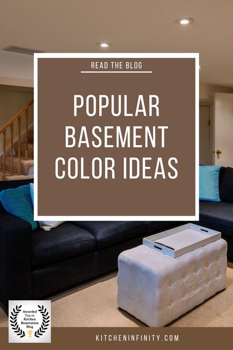 Basement colors can set the tone for the entire home. Basements are often seen as dark, cramped, and dreary spaces in homes. However, with some creativity and effort basement color schemes can be used to create a space that is bright, airy, and inviting. In this article, we will explore some popular basement color ideas and provide tips on how to choose the right color for your basement. | Kitchen Infinity Rustic Basement Paint Colors, Basement Stairwell Paint Ideas, Basement Ceiling Color Ideas, Basement Kitchen Cabinet Colors, Basement Remodel Color Schemes, Basement Color Schemes Wall, Basement Colors Ideas Wall, Mancave Paint Ideas Color Schemes, Basement Bar Paint Colors