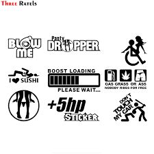 Three Ratels #ftz-3 15x15cm Funny Popular Vinyl Car Stickers Decal Racing On Truck Rear Window Bumper - Car Stickers - AliExpress Jdm Racing, Funny Vinyl Decals, Car Sticker Design, Jdm Stickers, Truck Bumpers, Truck Stickers, Truck Decals, Vinyl Car Stickers, Waterproof Car