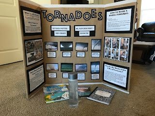 Science Fair Project Board, Tornado Science, Tornado Craft, Science Fair Display Board, Science Project Board, Science Project Models, Science Fair Board, Science Model, Science Fair Projects Boards