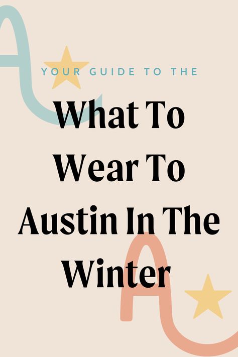 Winter in Austin is a unique time where you can mix and match your clothing to keep yourself warm and stylish. From cozy sweaters to chic boots, there are plenty of options to choose from when choosing what to wear in Austin during the winter season. With the right know-how to guide you, you can be sure to be the envy of all your friends. Read more at TheAustinThings.com to make sure you're dressed for success. Austin Aesthetic Outfits, Going Out In Austin Outfit, Christmas In Texas Outfits, Austin Weekend Outfit, Outfits For Austin Texas Winter, What To Wear Austin Texas, Austin Tx Outfits Winter, Austin Texas Style Outfits, Austin Winter Outfits