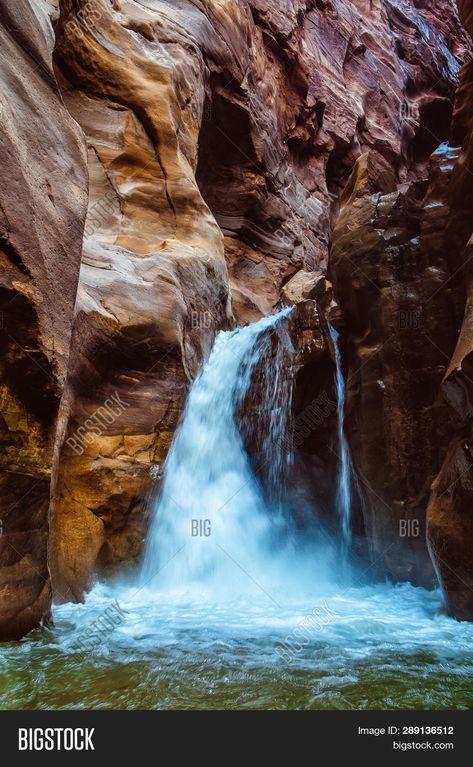 Small Water Falls Jordan Dead Sea. The Mujib Reserve Of Wadi Mujib Is The Lowest Nature Reserve In T #travelphotography #travelphotography #travel Wadi Mujib, Water Falls, Blur Photo, Dead Sea, Nature Backgrounds, Nature Reserve, Travel Destinations, Travel Photography, Jordan