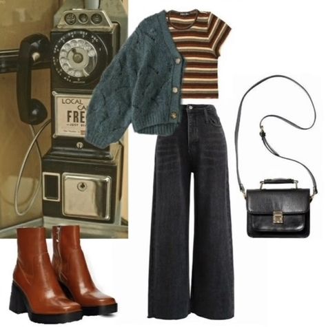 Business Casual New York, Outfit Inspo Aesthetic Winter Plus Size, Outfit Ideas 80s Style Vintage, Autumn Pallette Outfit, Winter 80s Outfits, Lovejoy Concert Outfit, Retro Style Outfits Vintage Fashion, 70s And 80s Fashion Outfits, 80s Fashion Winter