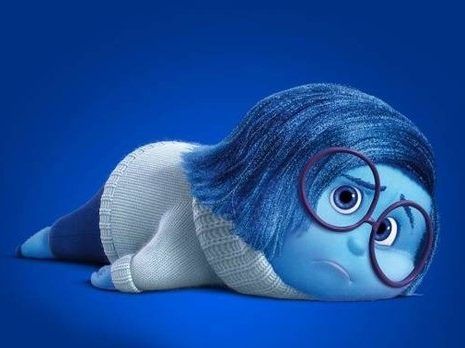 Joie Vice Versa, Blue Disney Characters, Inside Out Emotions, Disney Inside Out, Mindy Kaling, Gloomy Day, Cute Cartoon Pictures, Mood Instagram, Feeling Blue