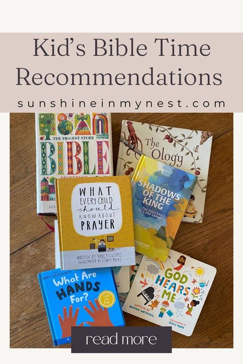 Here is a list of our favorite kid’s Bible time recommendations! Before beginning any devotional or Bible teaching, I want to remind you that as we teach our kids character we should recognize that is a response to who God is rather than about instilling good morals. The goal of teaching and encouraging good character in our children should first be rooted in worship of who God is, rather than behavior modification. Devotions For Kids, Teaching Character, Good Morals, Homeschool Books, Homeschool Education, Behavior Modification, Good Character, Bible Time, Homeschool Life