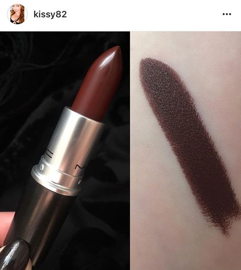 Lipstick swatch. MAC Antique Velvet matte lipstick. @kissy82 Instagram Antique Velvet Mac Lipstick, Mac Antique Velvet, Velvet Matte Lipstick, Mac Matte Lipstick, Lipstick Swatches, Mac Lipstick, Velvet Matte, Matte Lipstick, Lipsticks