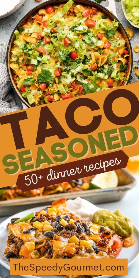 Taco Seasoned Ground Beef Recipes, Recipes With Taco Seasoning, Taco Meat Recipes Leftover, Cumin Recipes, Leftover Taco Meat, Taco Meat Recipes, Quick Pasta Recipes, Taco Seasoning Recipe, Spicy Tacos