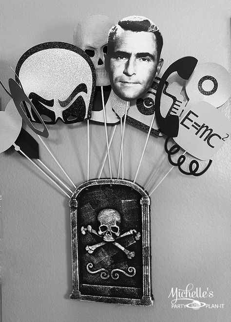 twilight zone party photo booth props for a halloween party or birthday party Twilight Zone Party, Party Photo Booth Props, Alien Party, The Twilight Zone, 28th Birthday, Halloween Queen, Trick R Treat, The Last Picture Show, Twilight Zone