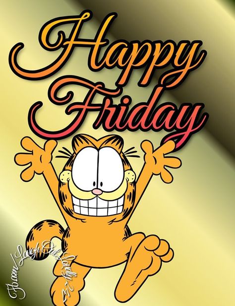 Good morning! Friends, I hope you have a fun day! Enjoy your weekend! #FanDay is tomorrow in Tuscaloosa! #RollTide 😊🏈🅰️🐘🏆 Friday Garfield, Garfield Quotes, Sweet Good Morning Images, Morning Friday, Good Morning Happy Friday, Good Morning Friday, Garfield Comics, Good Morning Funny Pictures, Night Greetings