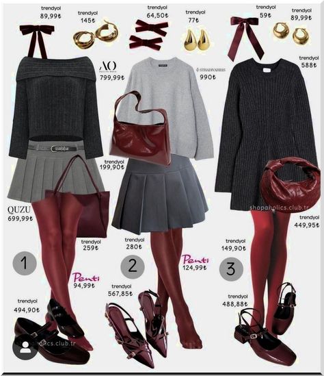 France In March Outfits, Dress To Impress Outfits In Real Life, Afternoon Tea Outfits For Women Winter, Whimsical Christmas Outfit, Xmas Outfits Casual, Burgundy Purse Outfit, Burgundy And Brown Outfit, Cinema Outfit Ideas Movies, Romantic Outfit Winter