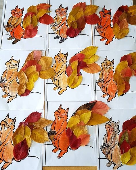 Autumn Art For Kids, Craft Activities For Preschoolers, Harvest Festival Crafts, Halloween Craft Activities, Handmade Halloween Decorations, Unique Wreaths, Fall Crafts For Toddlers, Leaves Diy, Preschool Crafts Fall