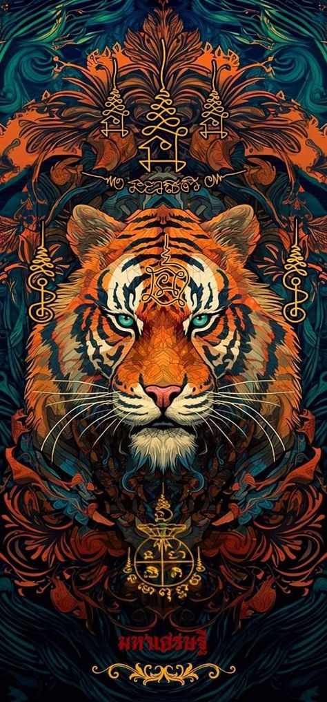 Tiger Art Wallpaper, Nft Wallpaper, Lion Painting Art, Tiger Digital Art, Japanese Tiger Art, Wallpaper Tiger, Tiger Artwork, Lion Cat, Tiger Wallpaper