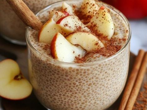 Apple Cinnamon Chia Pudding – A Nutritious and Flavorful Breakfast or Snack - NewsBreak Cinnamon Chia Pudding, Pancake Cups, Butter Cake Cookies, Cheesy Ranch Potatoes, Vegan Breakfast Casserole, Spiced Popcorn, Southern Breakfast, Crockpot Chicken And Dumplings, Coffee Ingredients