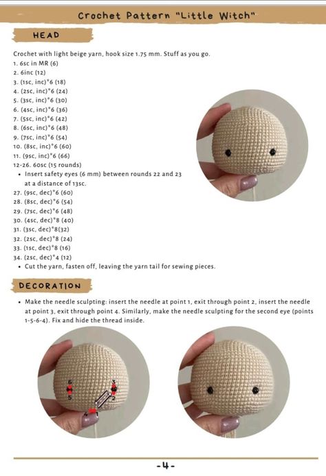 Crochet Doll Tutorial, Crochet Tutorial Pattern, Crochet Hack, Crochet Stitches Guide, Quick Crochet Patterns, Crochet Keychain Pattern, Pola Amigurumi, Crochet Design Pattern, Kawaii Crochet