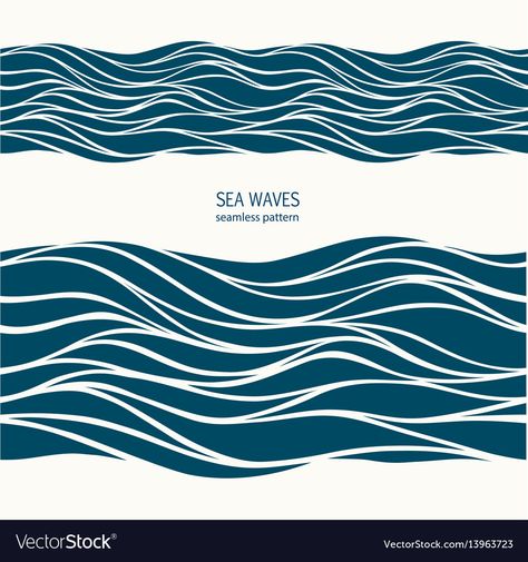 Wave Vector, Background Water, Wave Abstract, Lotus Flower Art, Waves Icon, Wave Illustration, Waves Vector, Water Patterns, Monochrome Pattern