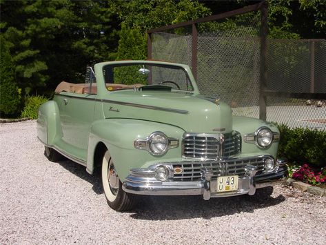 1940s Convertible Cars, Old Lincoln Cars, 50s Sci Fi, Lincoln Convertible, Lincoln Continental Convertible, Lincoln Cars, 500 Miles, Old Vehicles, Lincoln Continental