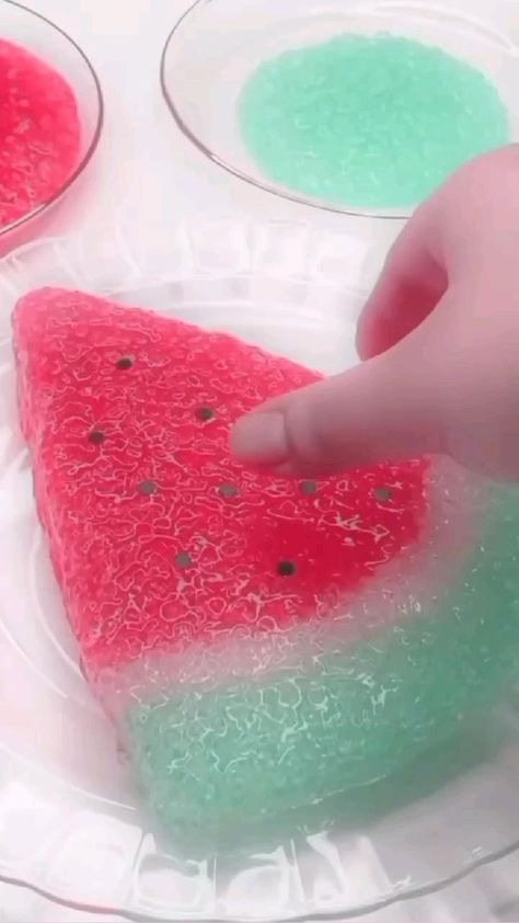 Slimy Slime, Diy Fluffy Slime, Slime Crunchy, Diy Slime Recipe, Slime Vids, Slime Craft, Soft Foods, Most Satisfying Video, Slime And Squishy