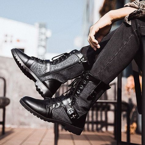 Mens motorcycle boots