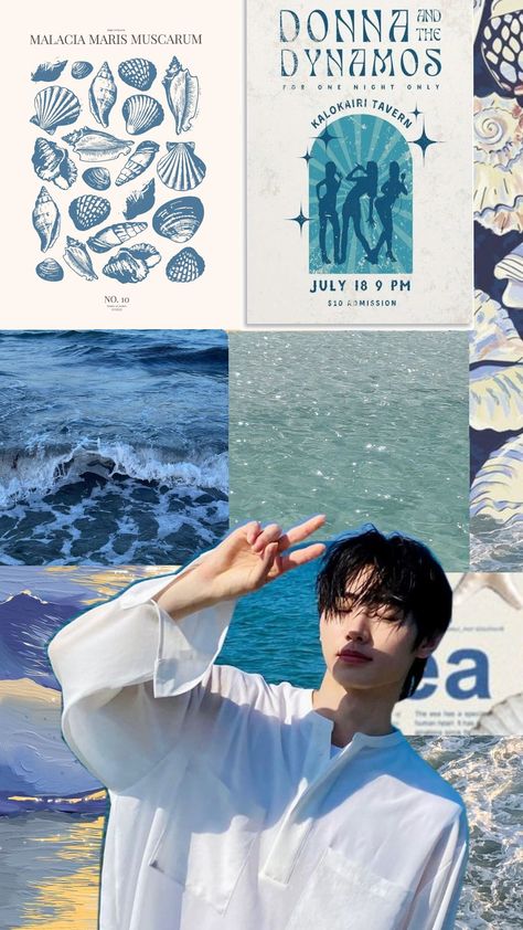 Sea Wallpaper, Sea Photo, Sunghoon Enhypen, Photo Collage Template, Collage Template, Dark Moon, Sung Hoon, First Night, Photo Collage