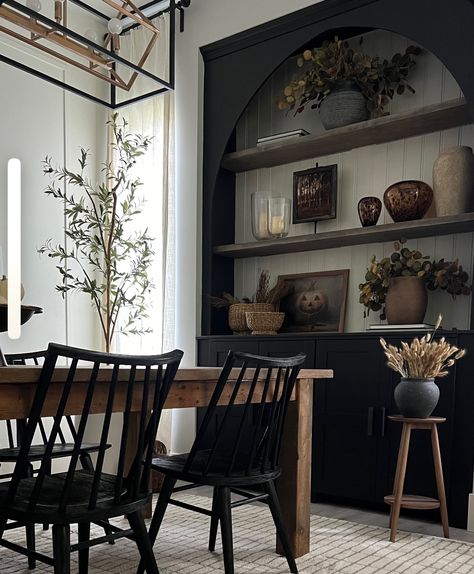 Old Townhouse Interior, Old Townhouse, Den Remodel, Dining Room Addition, Townhouse Interior, House Dining Room, Dining Room Makeover, Black Dining Chairs, The Dining Room