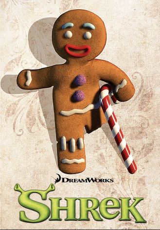 Gingy - Shrek Gingerbread Man Shrek, Shrek Drawing, Starbucks Art, Bread Man, Heart Watch, Peace And Quiet, Christmas Card Crafts, Halloween Banner, Christmas Cookies Decorated