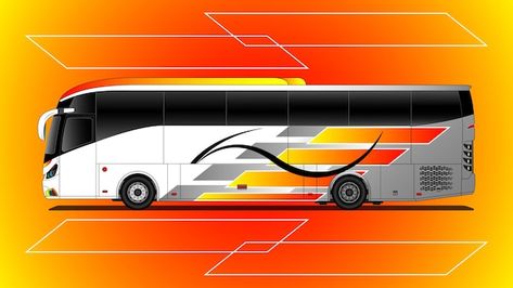 Bus Painting Design, Vector Bus, Bus Design, Bus Art, Car Sticker Design, Luxury Bus, Car Wrap Design, Mini Bus, New Bus