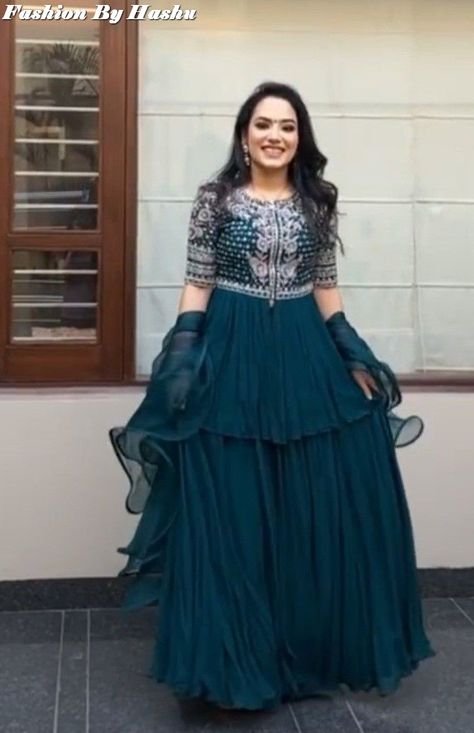 Top and trending Indian Frock designs  2023 | New Best designs Shrara Grara Design, Sarara Dress Design, Trending Lehenga Designs, Frock Designs For Girl, Western Lehenga, Kids Party Wear Dresses, Frock Designs, Bridal Lehenga Designs, Gown Party Wear