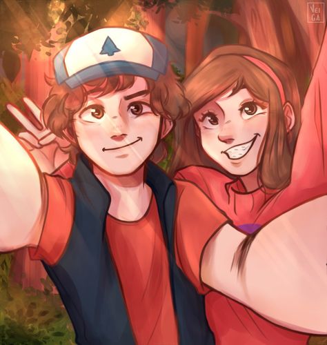 Mabel Fanart, Fall Facts, Dipper Y Mabel, Gravity Falls Dipper, Gravity Falls Bill Cipher, Best Cartoons Ever, Gravity Falls Bill, Gravity Falls Au, Gravity Falls Fan Art