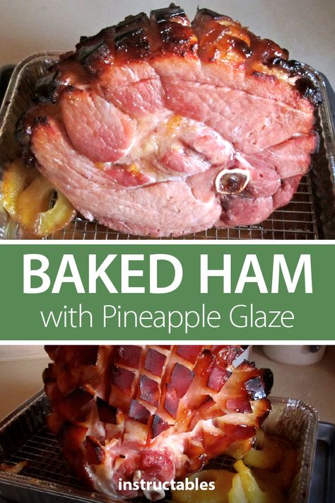 Baked Ham With Pineapple, Brown Sugar Ham, Ham Glaze Brown Sugar, Ham Recipes Baked, Spiral Sliced Ham, Pineapple Ham, Easter Ham, Leftover Ham Recipes, Honey Baked Ham