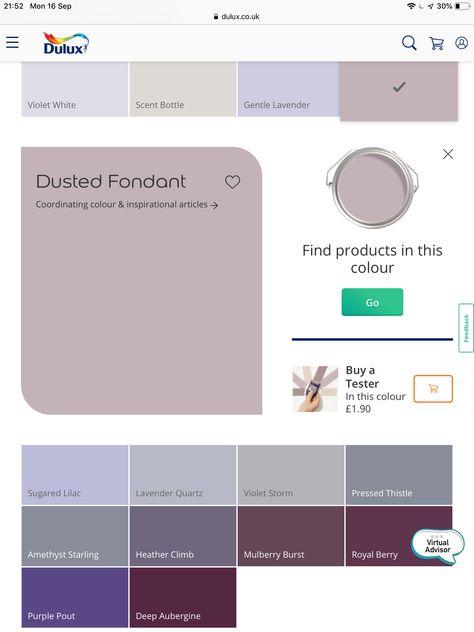 Lilac And Cream Bedroom, Dulux Lavender Quartz, Lounge Inspiration, Cream Bedroom, Cream Bedrooms, Bedroom Color Combination, Lavender Quartz, Inspirational Articles, Master Room