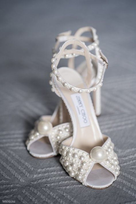 Event Shoes, Fancy Heels, Pearl Shoes, Kleinfeld Bridal, Shoe Wardrobe, Jimmy Choo Heels, Bridal Heels, Wedding Shoes Heels, Outdoor Reception