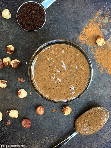 Vanilla Cinnamon Espresso Hazelnut Butter – Paleo in PDX Sweet Spreads, Nut Butter Recipes, Pecan Butter, Homemade Nut Butter, Hazelnut Butter, Vitamix Recipes, Presentation Ideas, Paleo Snacks, Grain Free Recipes