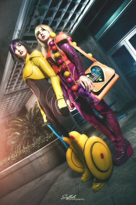 Gogo Tomago & Honey Lemon Big Hero 6 Cosplay, Go Go Tomago, Alodia Gosiengfiao, Gogo Tomago, Epic Cosplay, Cool Cosplay, Disney Cosplay, Awesome Cosplay, Cosplay Tips