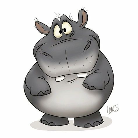 Hippopotamus Drawing, Sea Animals Tattoo, Hippo Drawing, Cartoon Hippo, Animals Tattoo, Arte Peculiar, Cute Hippo, Cute Animal Illustration, Nature Wallpapers