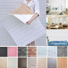 Wallpaper Rolls & Sheets for sale | eBay Wall Stickers Brick, 3d Brick Wall Panels, Brick Wall Panels, 3d Brick Wall, Sticky Wallpaper, Brick Wall Paneling, Wallpaper For Living Room, Tile Brick, Bedroom Background